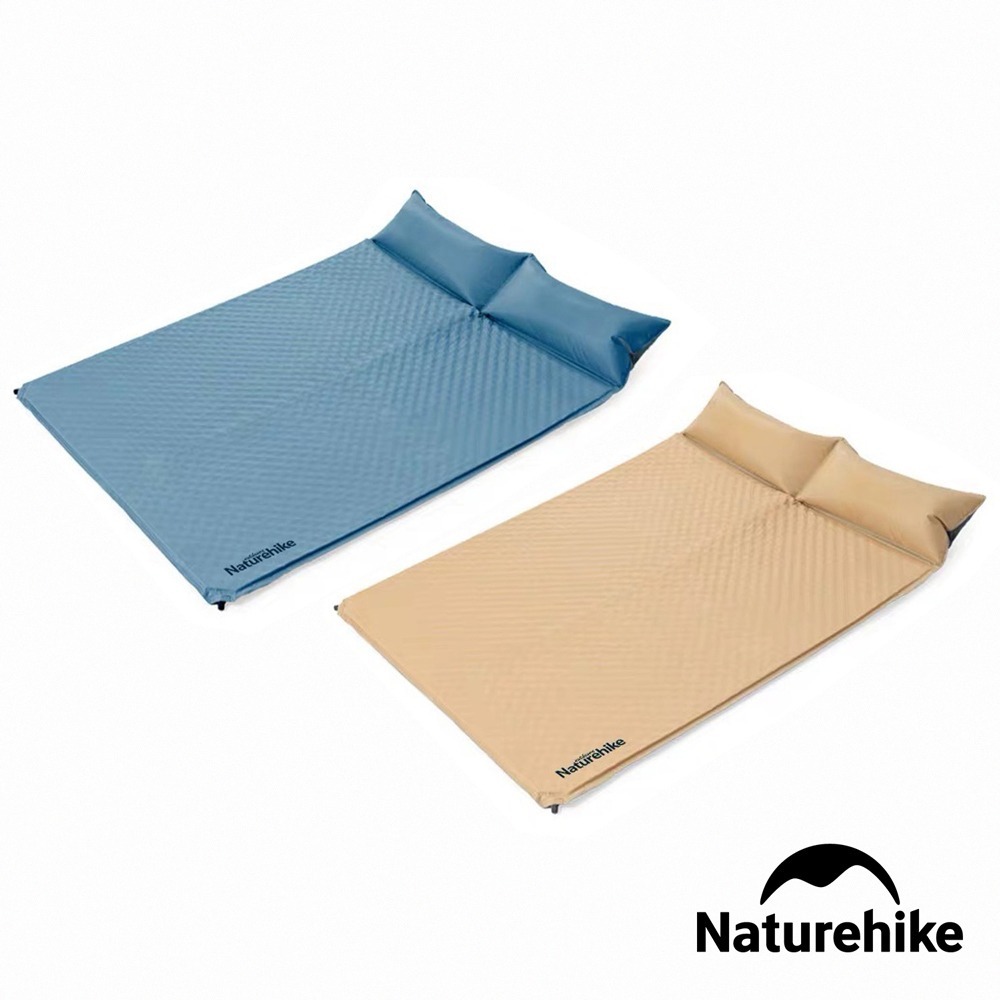 【Naturehike】自動充氣 帶枕式雙人加大睡墊 Q010-D｜台灣總代理公司貨-細節圖5