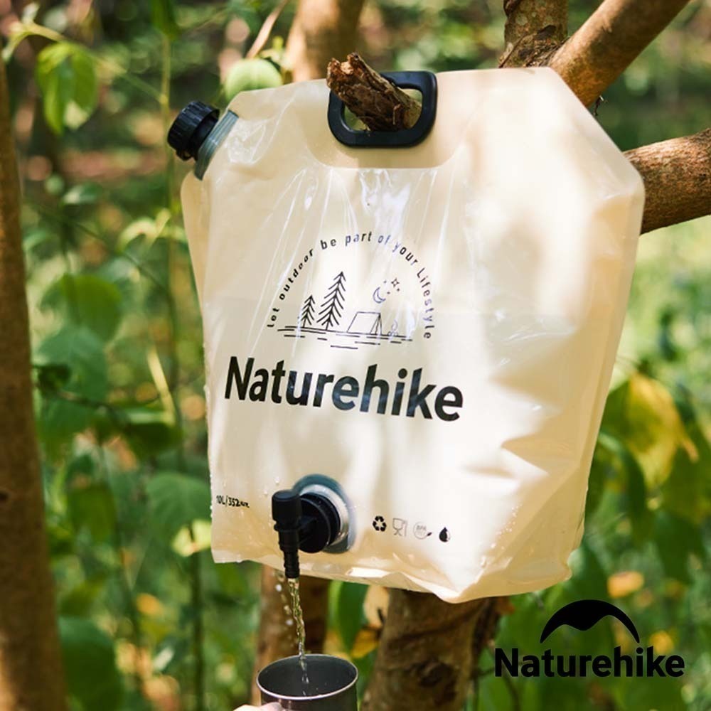 【Naturehike】2入組 凌沃戶外便攜折疊水袋 10L CF027 ｜台灣總代理公司貨-細節圖2