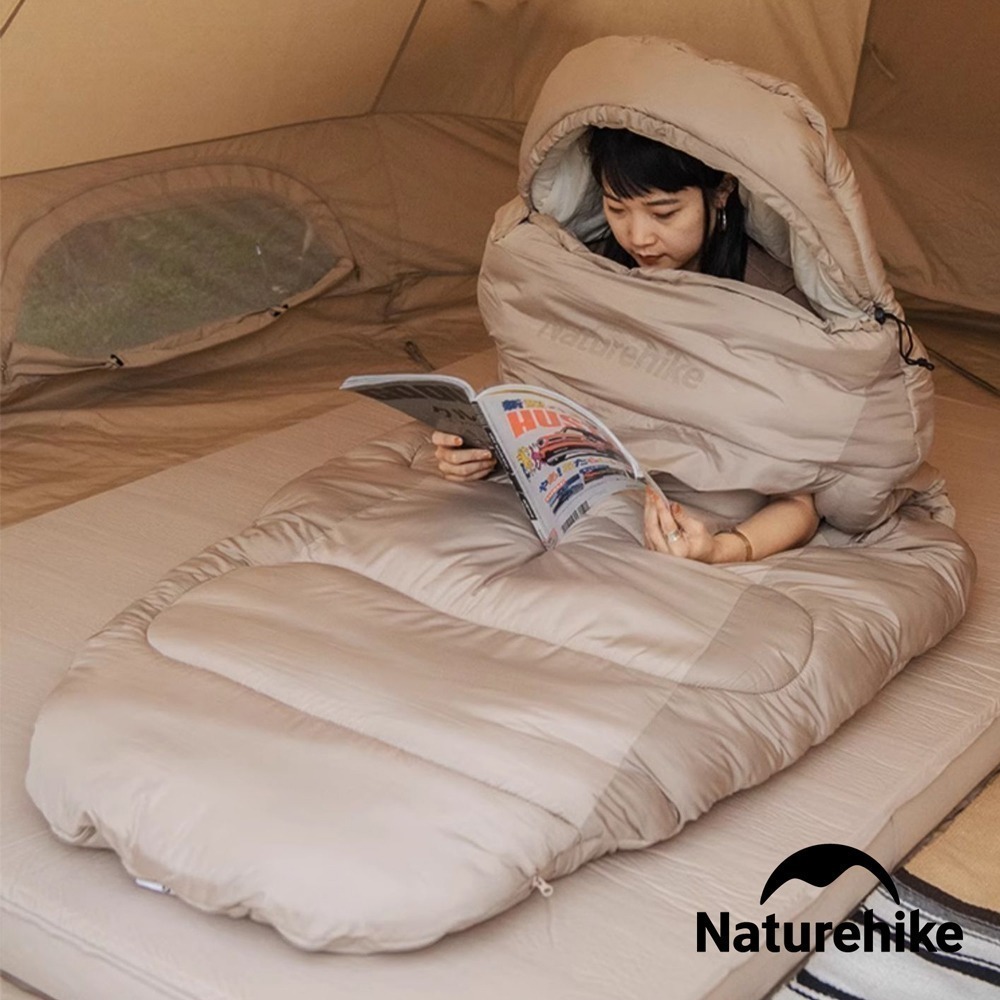 【Naturehike】PS400LITE睡餅伸手可機洗帶帽睡袋 WS026｜台灣總代理公司貨-細節圖3