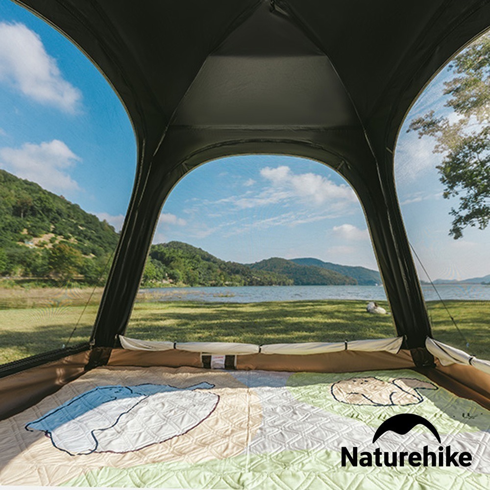 【Naturehike】Ango抗UV一室一廳黑膠帳篷+天幕2-3人加大款 /3-4人 WS010｜台灣總代理公司貨-細節圖3