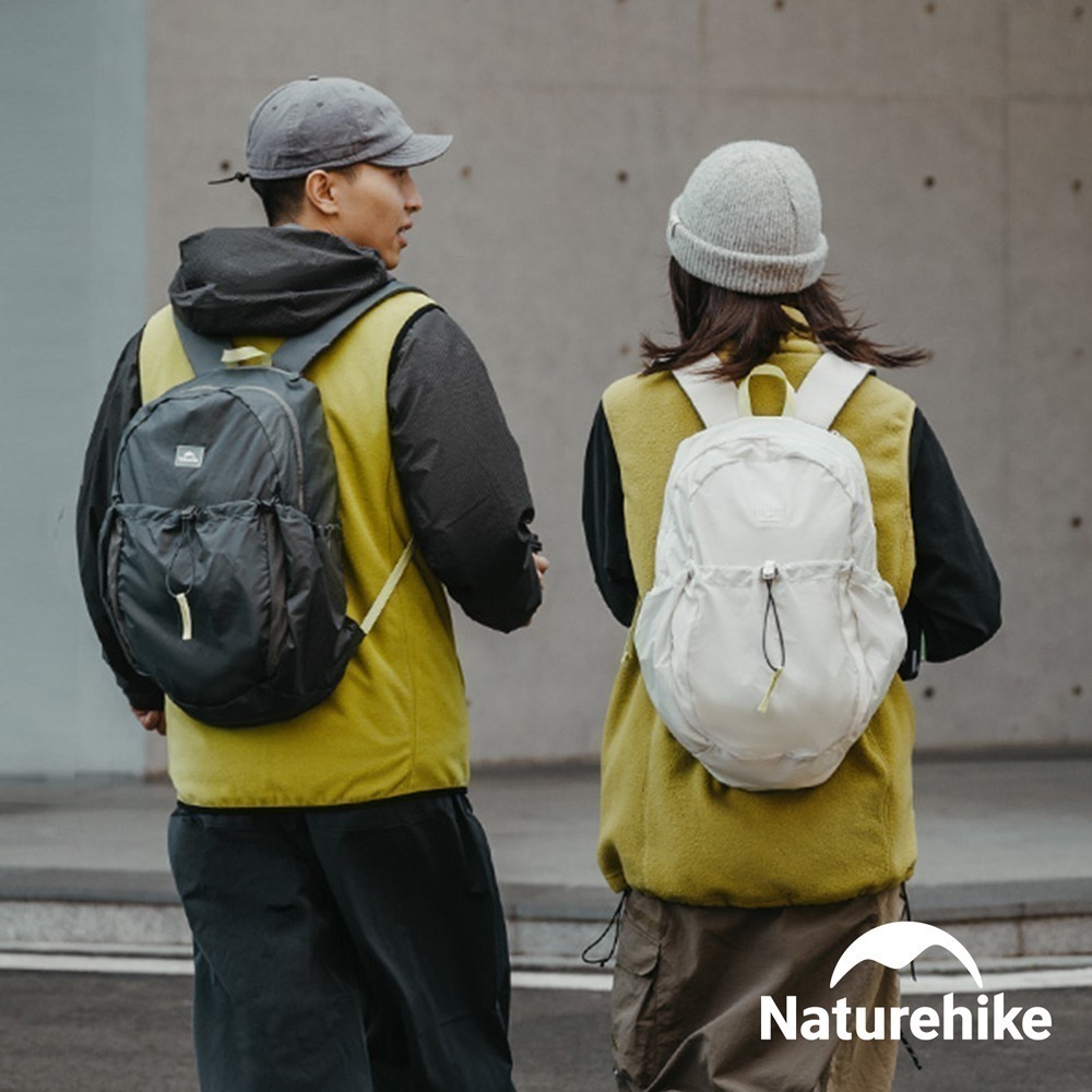 【Naturehike】 氧Oxygen系列20L折疊後背包 XB026｜台灣總代理公司貨-細節圖2