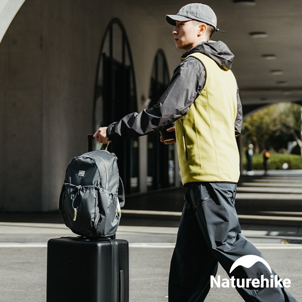 【Naturehike】 氧Oxygen系列20L折疊後背包 XB026｜台灣總代理公司貨-細節圖4
