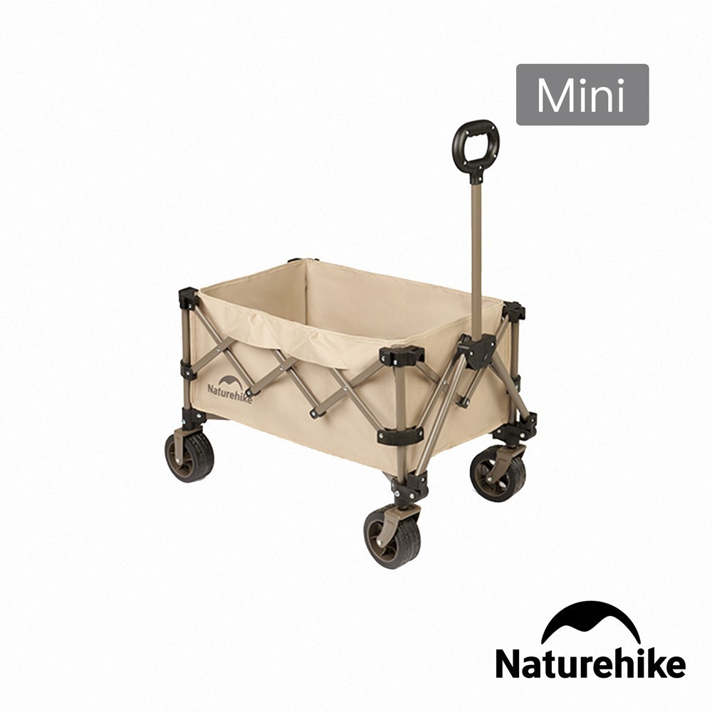 【Naturehike】輕折全地形聚攏折疊手推車 卡其色 JJ017 | 台灣總代理公司貨-細節圖5