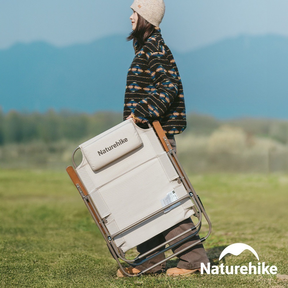 【Naturehike】星望T02四段可調折疊躺椅 JJ012｜台灣總代理公司貨-細節圖3