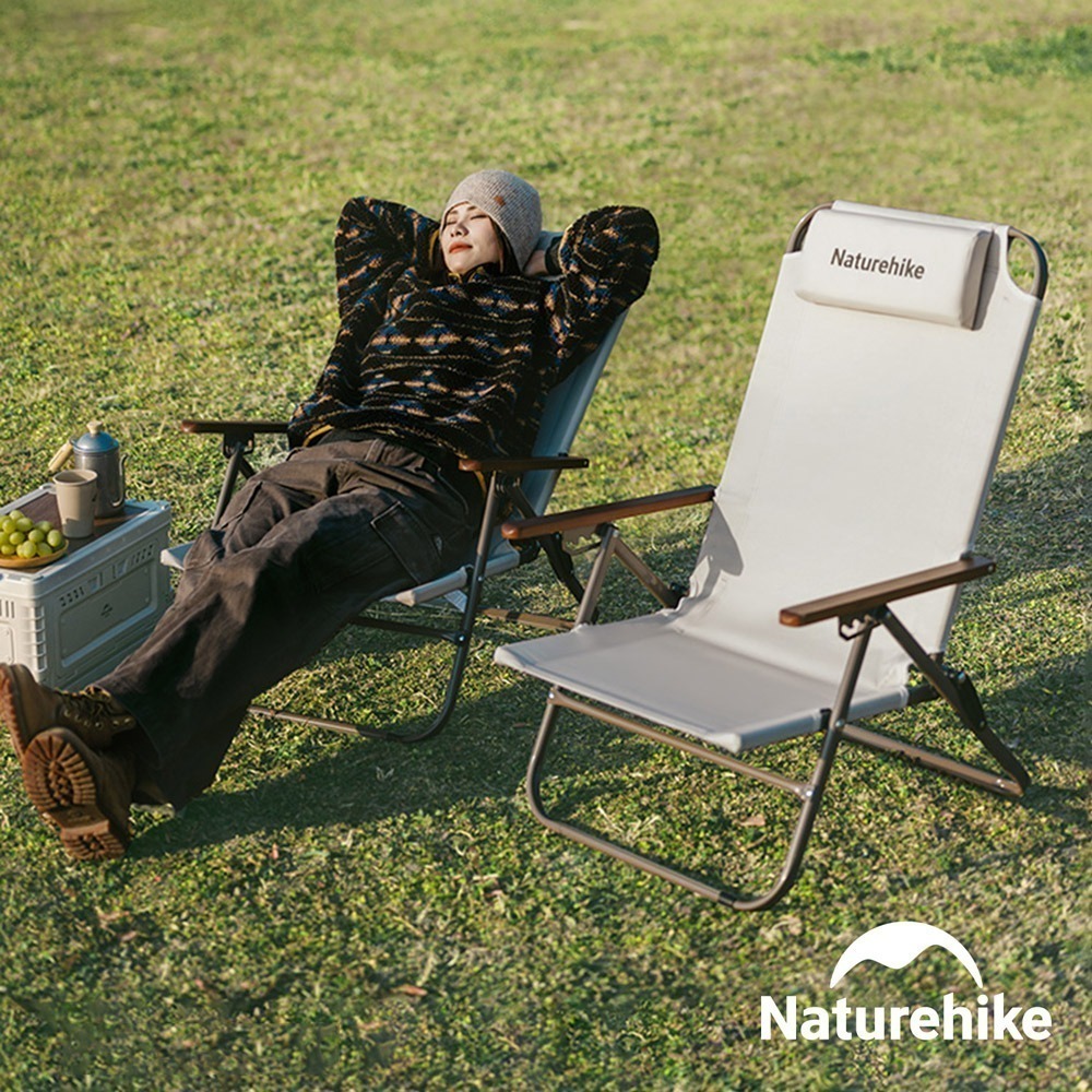 【Naturehike】星望T02四段可調折疊躺椅 JJ012｜台灣總代理公司貨-細節圖4