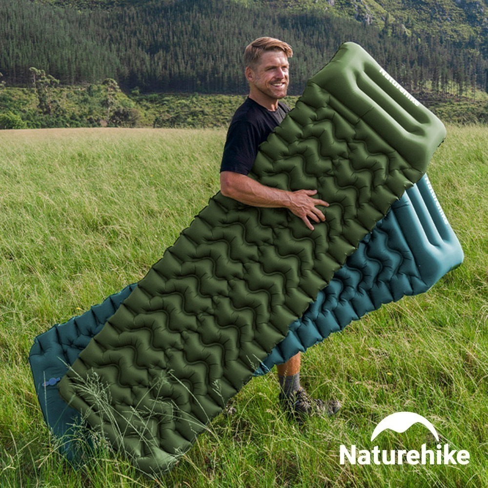 【Naturehike】Naturehike FC01輕量帶枕充氣單人睡墊 WS019 ｜台灣總代理公司貨-細節圖2
