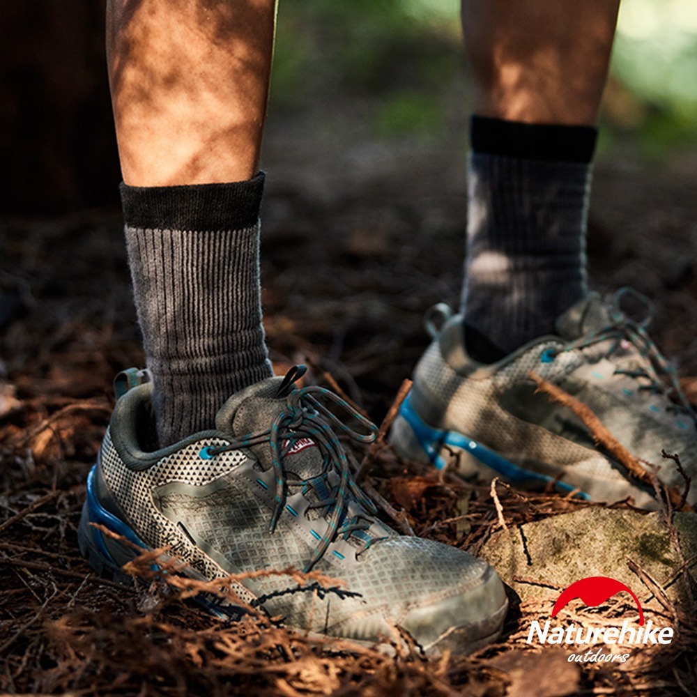 【Naturehike】美麗諾羊毛襪 增強減震保暖中高筒襪 ZJ010｜台灣總代理公司貨-細節圖3