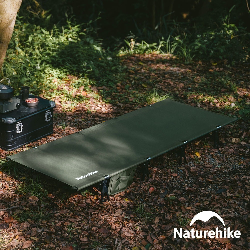 【Naturehike】XJC08綠野鋁合金可折疊行軍床 WS020｜台灣總代理公司貨-細節圖2