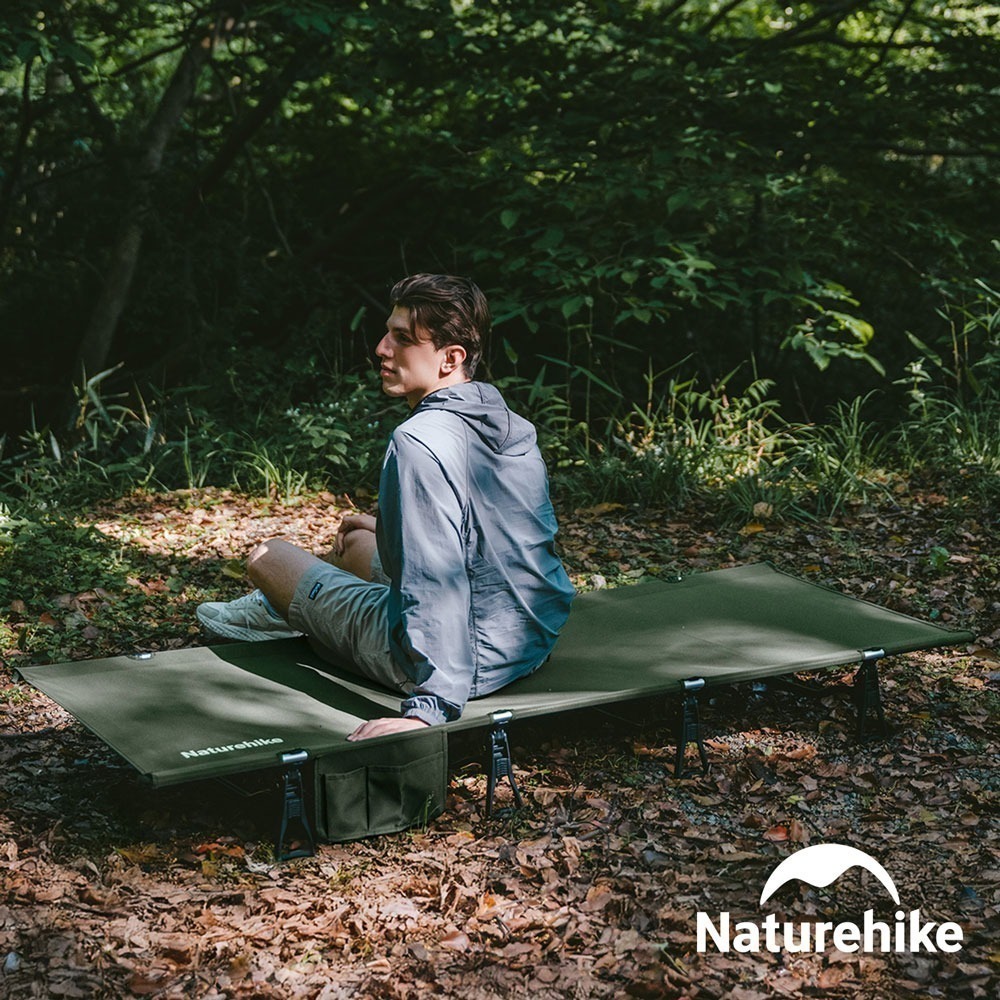 【Naturehike】XJC08綠野鋁合金可折疊行軍床 WS020｜台灣總代理公司貨-細節圖3