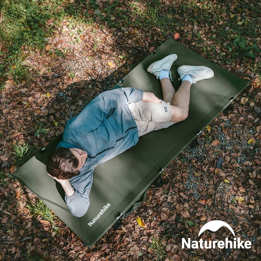 【Naturehike】XJC08綠野鋁合金可折疊行軍床 WS020｜台灣總代理公司貨-細節圖4