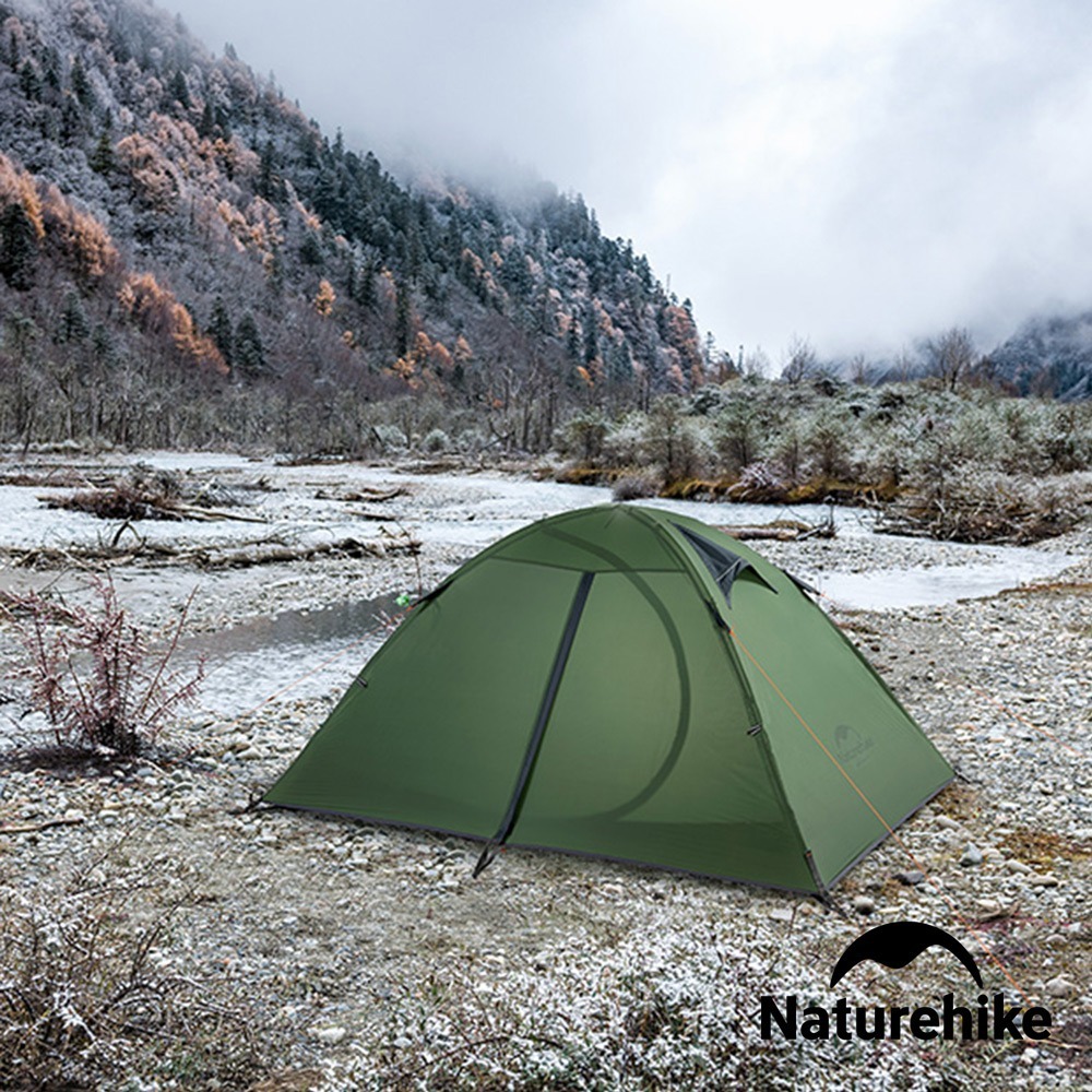 【Naturehike】超輕20D矽膠雙人帳篷 森林綠 Z006-P｜台灣總代理公司貨-細節圖4