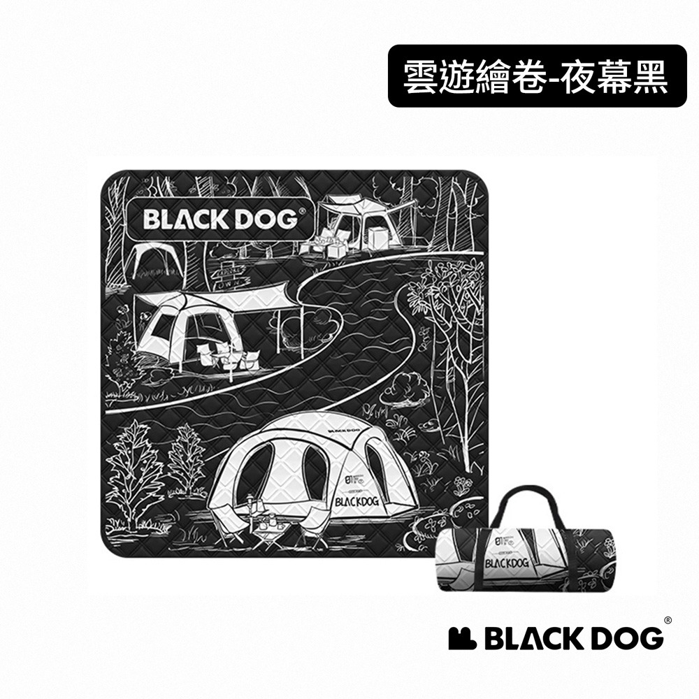 【Blackdog】無縫防潑水加厚野餐墊 200x200cm WS011 ｜台灣公司貨-細節圖7