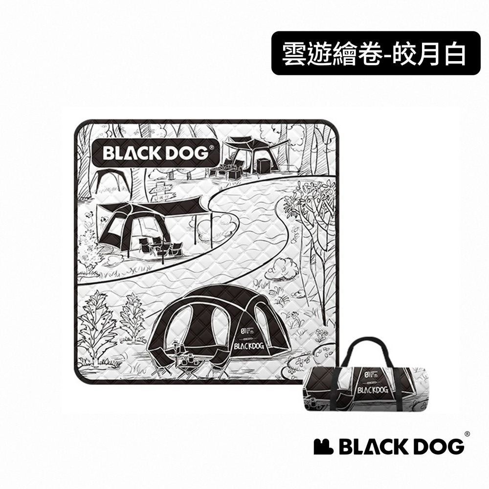 【Blackdog】無縫防潑水加厚野餐墊 200x200cm WS011 ｜台灣公司貨-細節圖8
