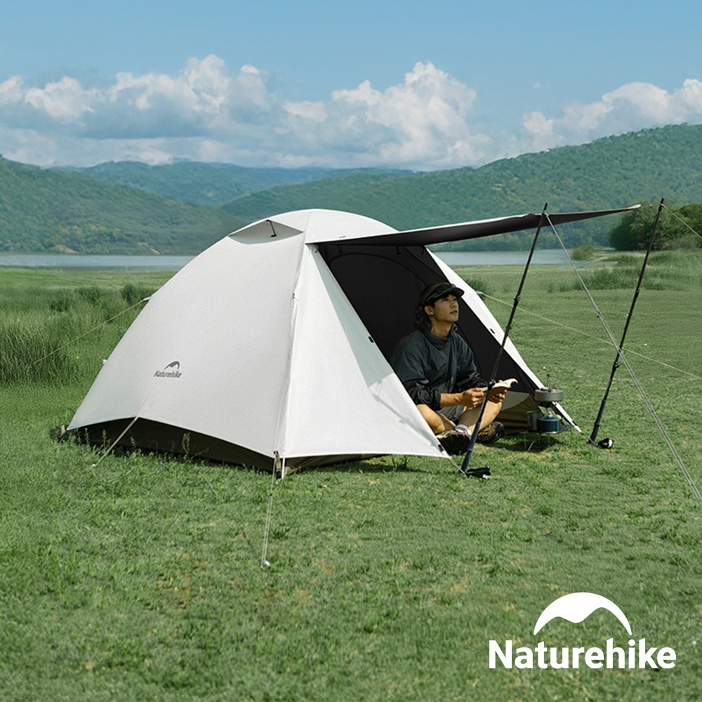 【Naturehike】云川輕量210T格子布黑膠帳篷 ZP024｜台灣總代理公司貨-細節圖2