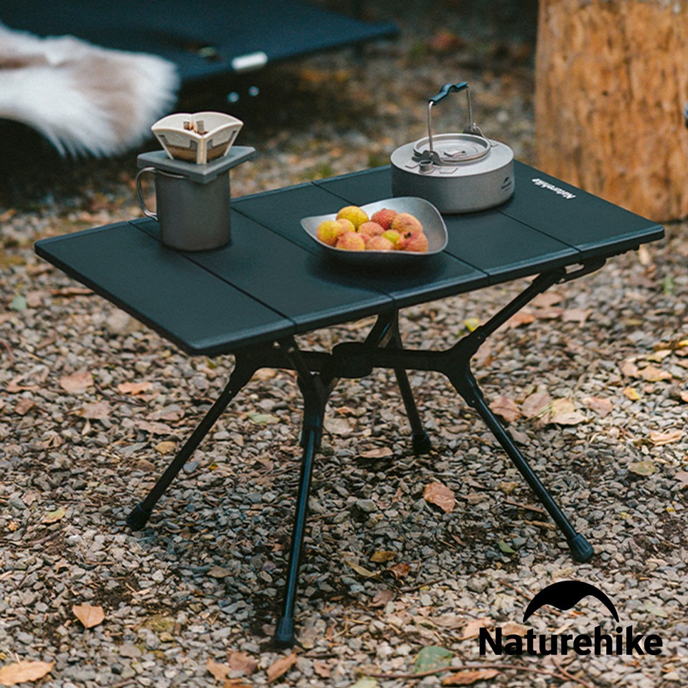 【Naturehike】山見YL01輕量鋁合金折疊桌 隕石黑 JJ021｜台灣總代理公司貨-細節圖2