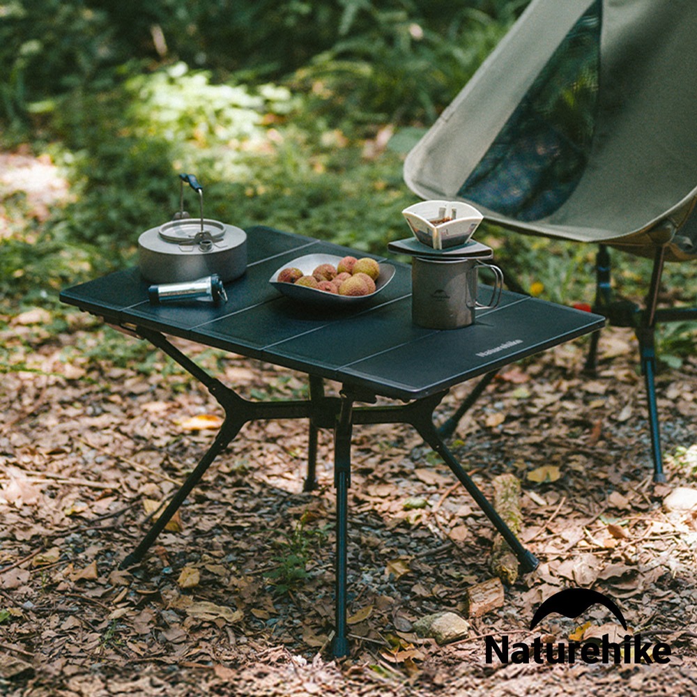 【Naturehike】山見YL01輕量鋁合金折疊桌 隕石黑 JJ021｜台灣總代理公司貨-細節圖4