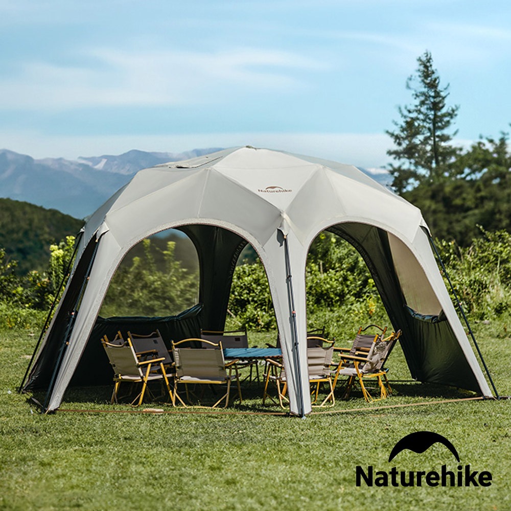 【Naturehike】云界六角150D鈦黑膠可連接自立速開天幕 WS014｜台灣總代理公司貨-細節圖2
