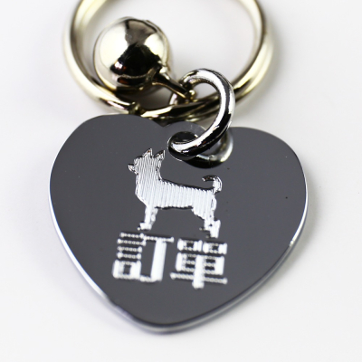 銘記心禮-心型寵物名牌GO-1017(免費刻字送鈴鐺)寵物吊牌 狗牌 寵物名牌 狗狗的護身符