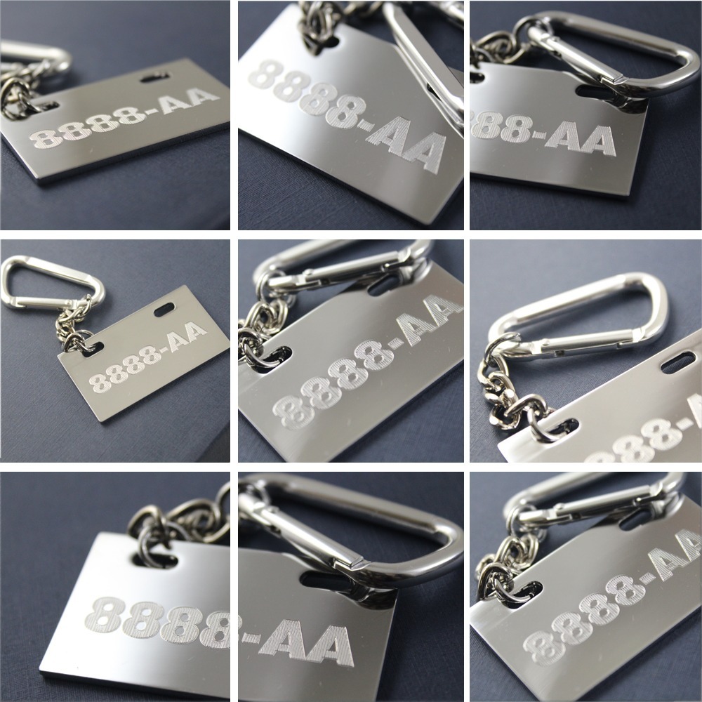 銘記心禮-車牌鑰匙圈KR-1108A(免費刻字)鎖圈 車牌吊飾個性化商品-細節圖2