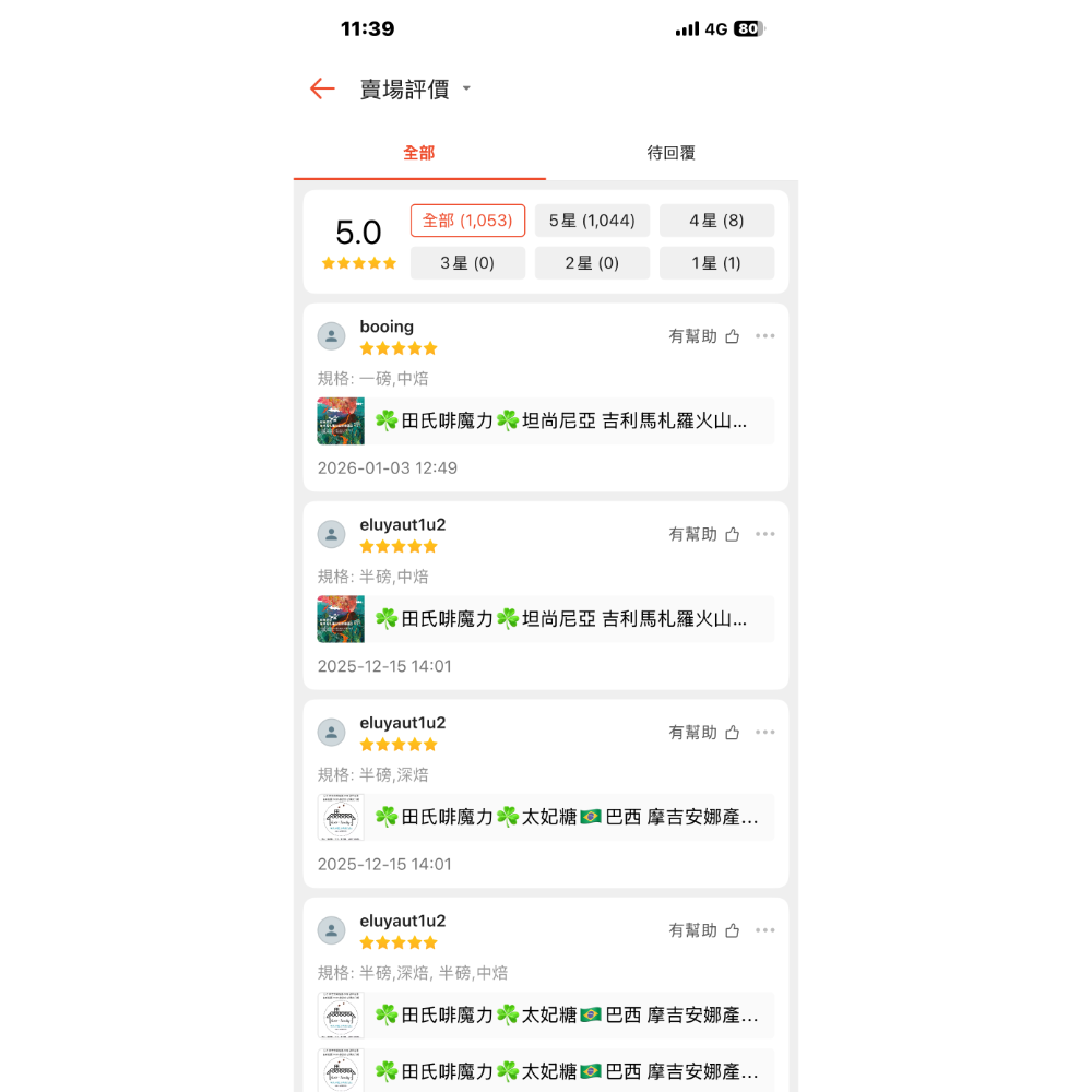 ☘️田氏啡魔力☘️坦尚尼亞 吉利馬札羅火山 珍珠圓豆-細節圖2