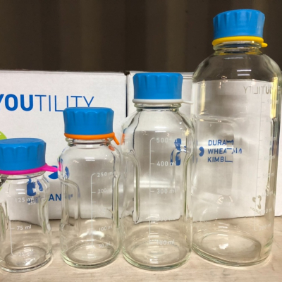 100%德國製YOUTILITY玻璃瓶/血清瓶/環保水瓶 ( 耐熱耐酸,檸檬水)~有現貨~