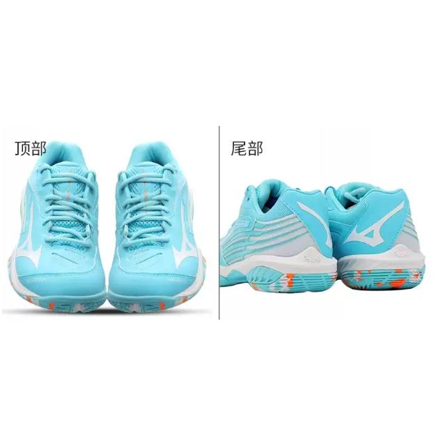 26 26.5 27 羽球世家) 美津濃Mizuno WAVE CLAW 寬楦3E 羽球鞋 71GA211011 天空藍-細節圖3