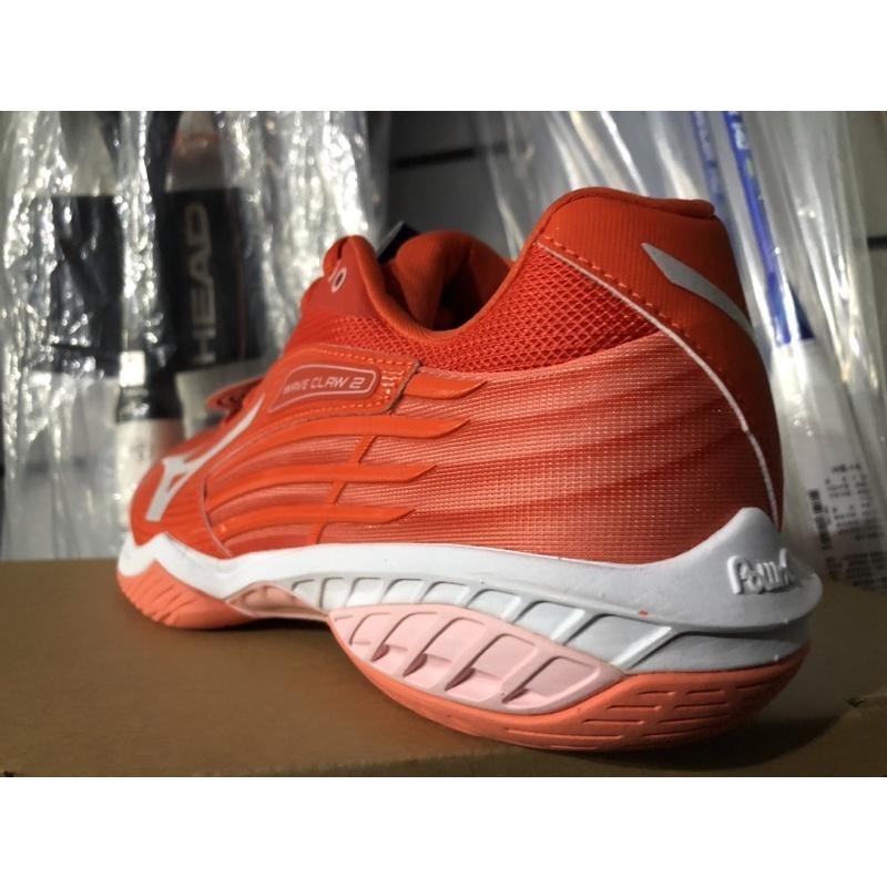 26.5 26 (羽球世家) 美津濃 Mizuno 寬楦 羽球鞋 CLAW 2 中租選手鞋 71GA211003-細節圖5