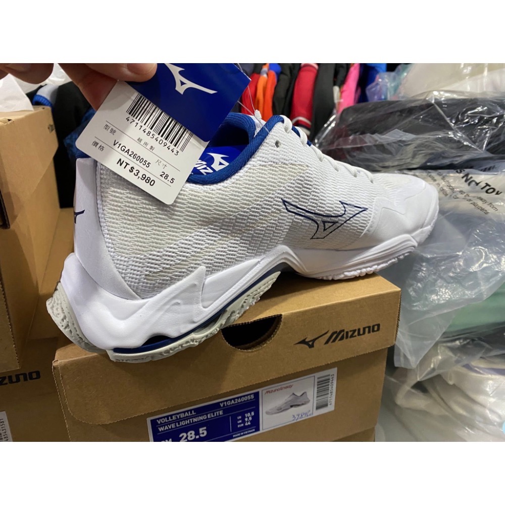 （羽球世家）美津濃 MIZUNO排球鞋 高階選手款 白底-細節圖2