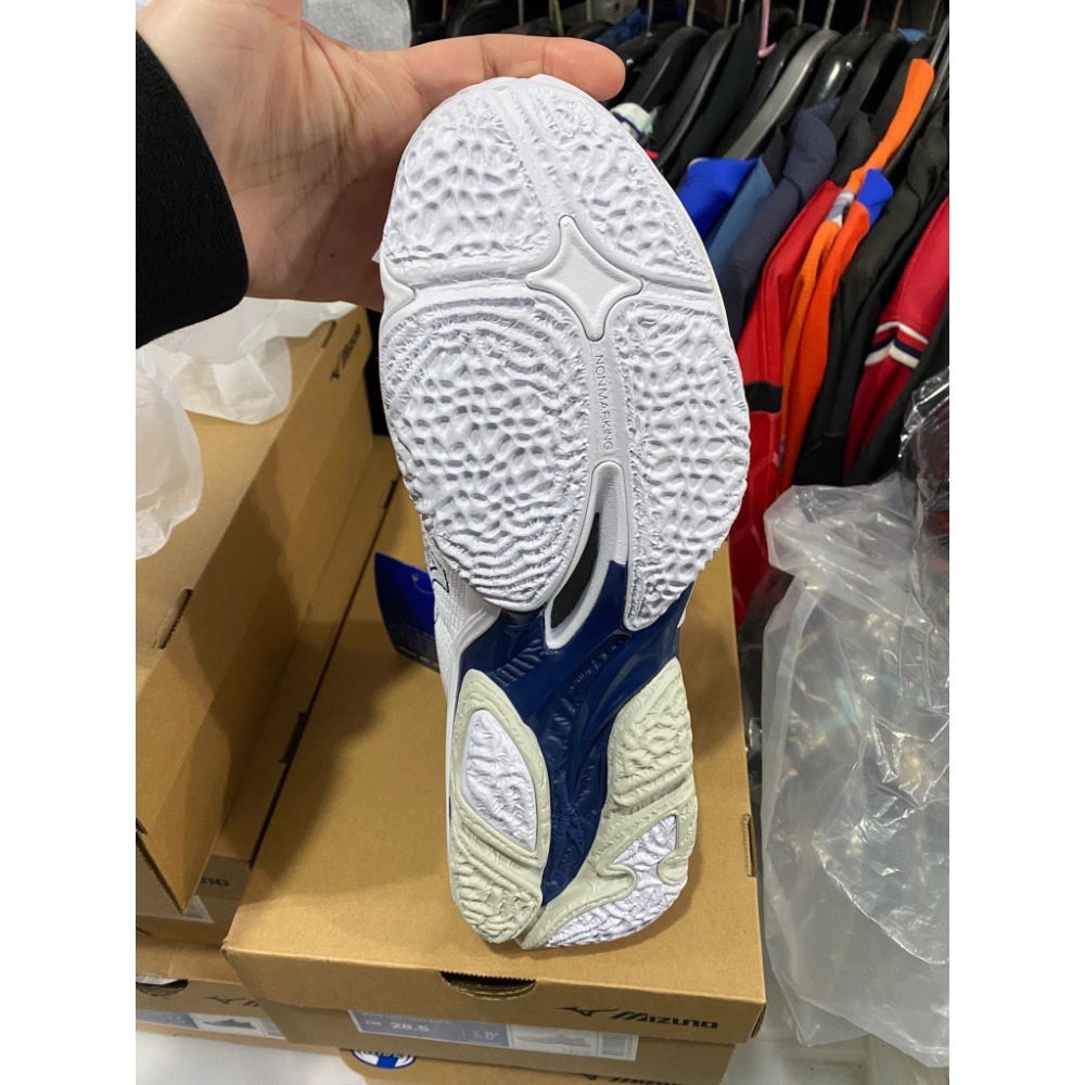 （羽球世家）美津濃 MIZUNO排球鞋 高階選手款 白底-細節圖3