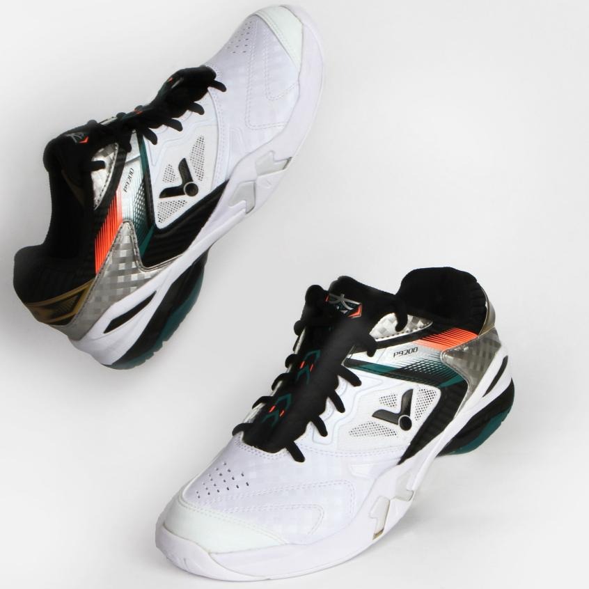 超低價促銷（羽球世家）戴資穎 Victor 勝利 P-9200II 夯 白色 小戴 指定鞋款 P9200 羽球鞋-細節圖2