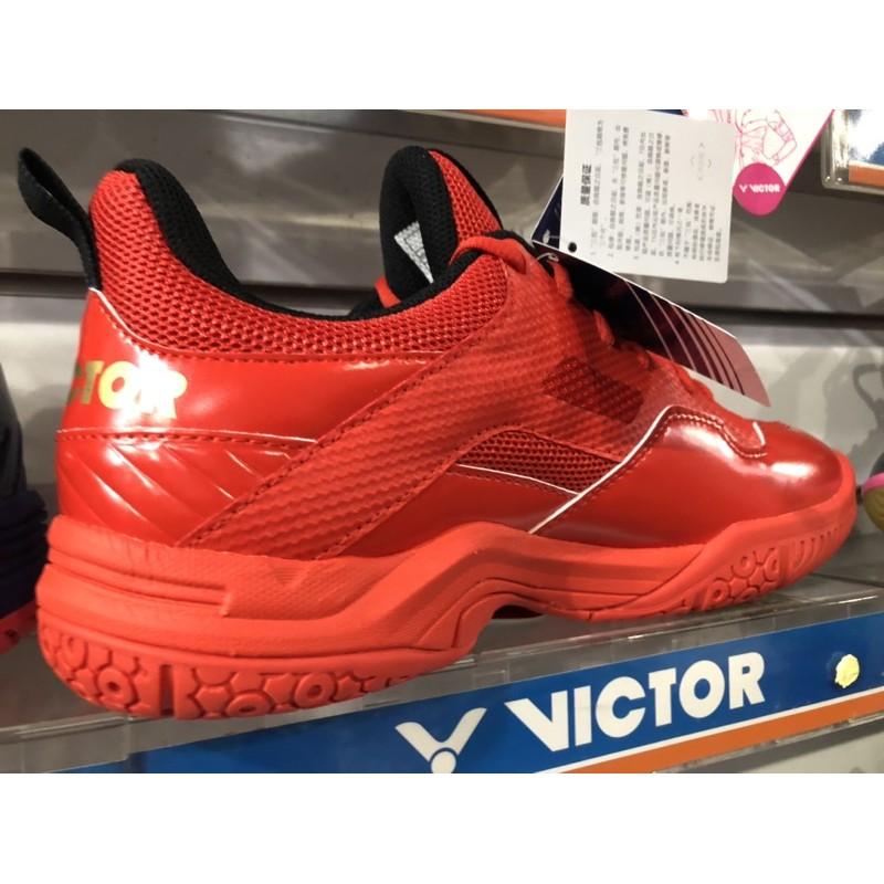 23.5 29.5（羽球世家）勝利 logo 紅金 羽球鞋 A660 書法潑墨 VICTOR 霸氣宣言 全面穩定-細節圖4