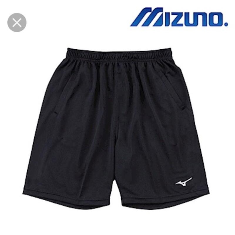 （羽球世家）美津濃Mizuno 羽球褲 運動褲 中長及膝褲 網狀透氣 V2TB2A1709 排球褲 長版 黑色針織短褲-細節圖7