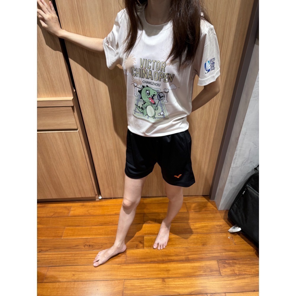 （羽球世家）勝利 VICTOR 羽球 短褲 排汗褲 黑橘色 R-11312 基本款 黑色3XS-2XL-細節圖3