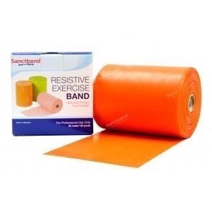 拉力帶 羽球世家 Sanctband 拉力帶 46m 各強度(輕/中/重) 高品質天然乳膠 不沾黏,不過敏,不染色-細節圖2