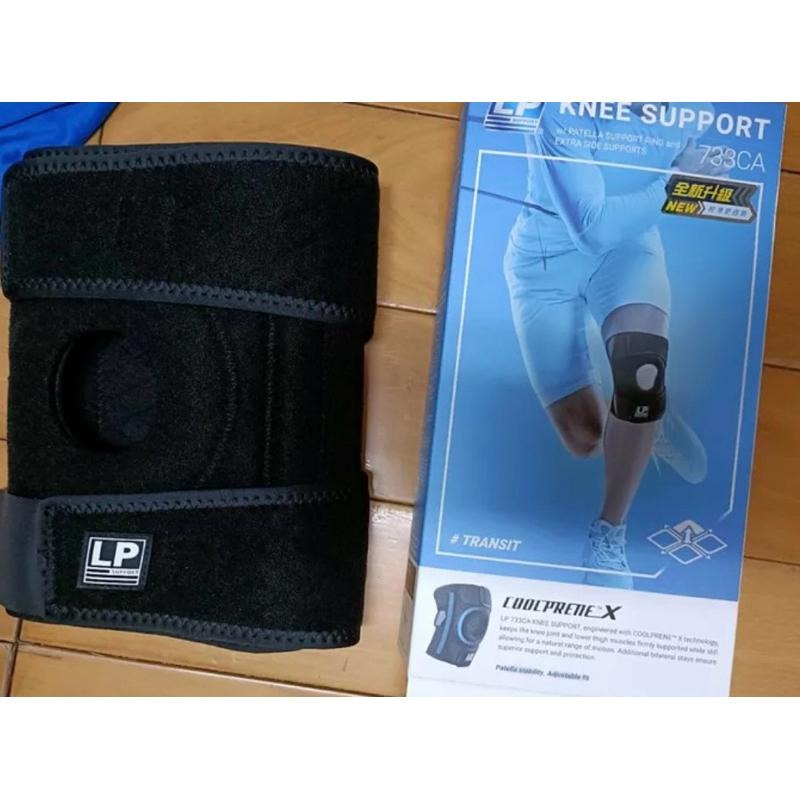 (羽球世家最新款 LP SUPPORT 護具 護膝 LP 733CA R1 高透氣彈簧支撐型護膝 單一尺寸(1個裝)-細節圖2
