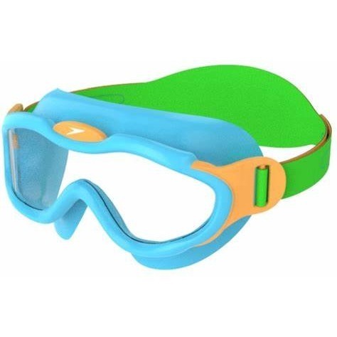 （羽球世家）泳鏡 speedo 幼童 2-6歲 進階防霧面罩泳鏡 Sea Squad 兒童戲水SD80876314645-規格圖5