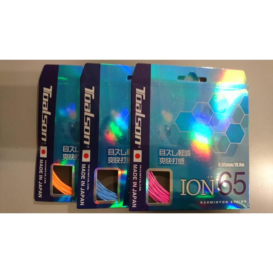 （羽球世家）日本製 神線 Toalson ION65 羽球線 全方位線種 0.65mm 滿分線種JP版 「促銷價」-細節圖4