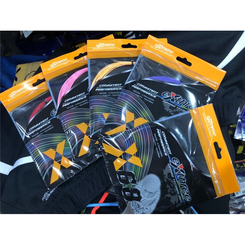 ◇ 羽球世家◇【線】超力EXTHREE羽球線X68 Turbo 《螺旋咬線 手感舒適 攻擊強化版》0.7mm-細節圖6