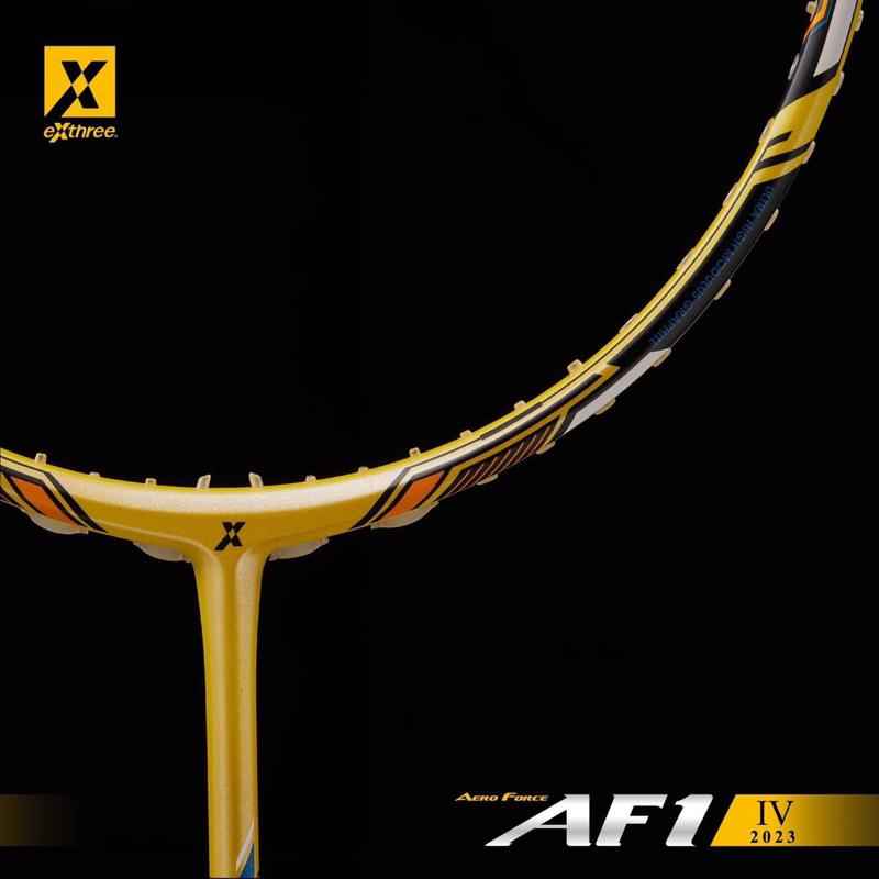 (羽球世家) 3U 4U超力 攻擊型 低風阻破風 羽球拍 EXTHREE AF1 IV四代 羽球拍 超力AF1+奈米-細節圖3