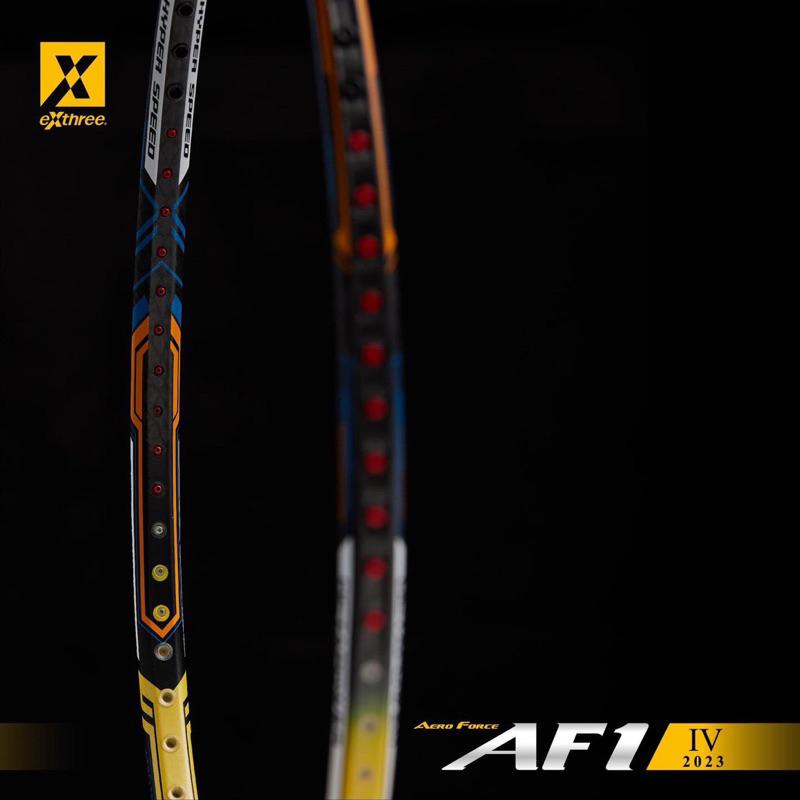 (羽球世家) 3U 4U超力 攻擊型 低風阻破風 羽球拍 EXTHREE AF1 IV四代 羽球拍 超力AF1+奈米-細節圖4