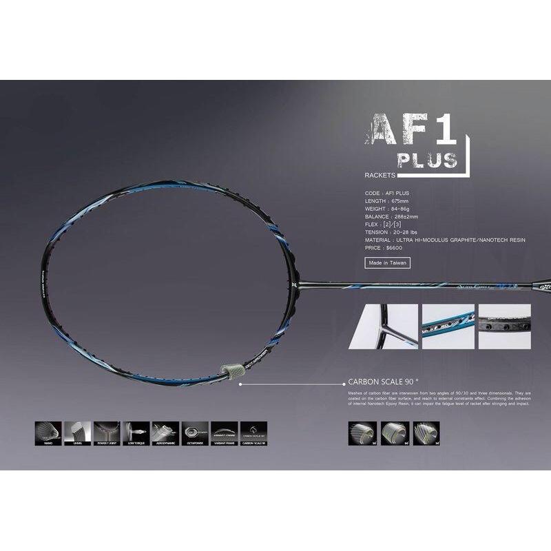 (羽球世家) 3U 4U超力 攻擊型 低風阻破風 羽球拍 EXTHREE AF1 IV四代 羽球拍 超力AF1+奈米-細節圖5