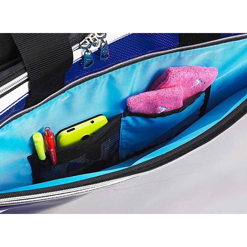 免運 (羽球世家) 勝利 BR-9611 黑色 王子維 指定款 12支裝拍袋 矩形包 VICTOR羽網專用方形包-細節圖6