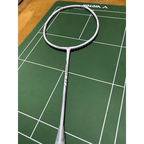 （羽球世家）勝利羽球拍 JS-T1 白帥帥 白金羽球拍 台灣🇹🇼限定款 JST1 攻防拍 4U反發碳管NANO TUBE-細節圖8