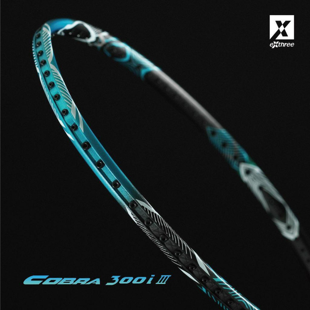 現貨【羽球世家】Exthree 超力 眼鏡蛇 Cobra-300i III(眼鏡蛇3代) 羽球拍 破風框攻擊拍-細節圖7
