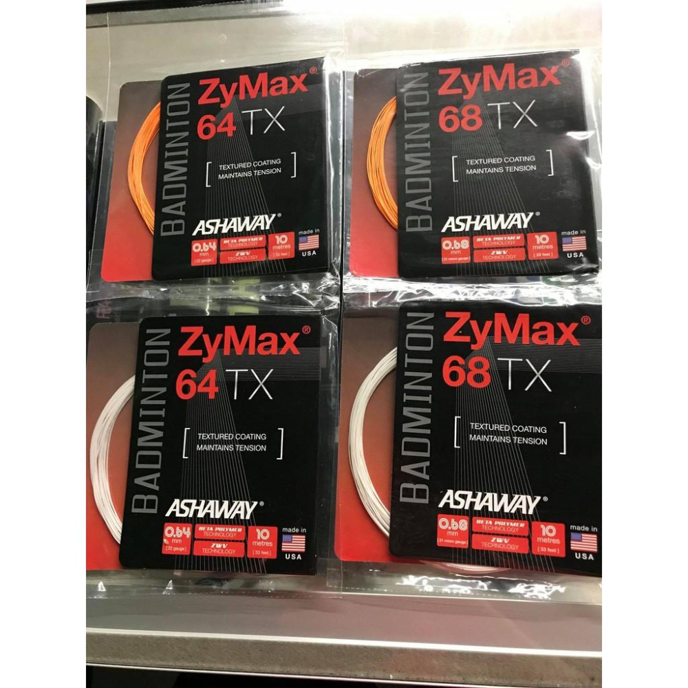 （羽球世家）【ASHAWAY】ZYMAX 64TX 細線高彈32磅 單包線(0.64MM) / 68TX-細節圖3