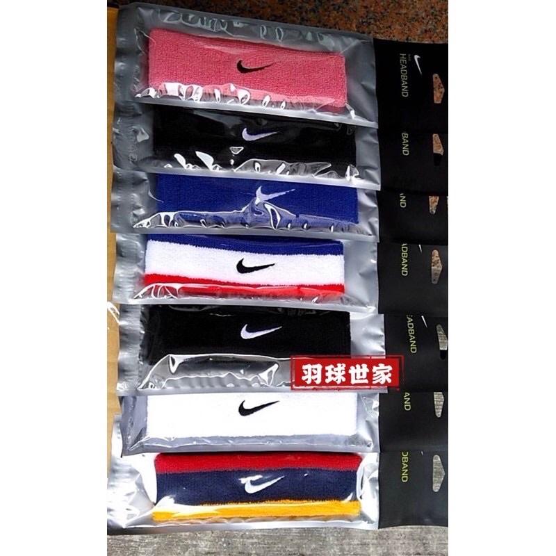 (羽球世家) NIKE吸汗頭巾 NIKE SWOOSH 單色頭帶 毛巾 止汗帶 一條裝 全新公司貨 另賣molten打氣-細節圖5