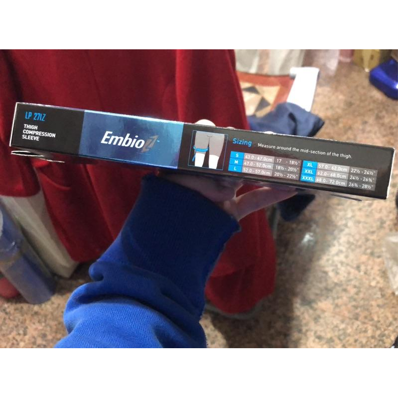 （羽球世家）美國 LP-271Z 激能壓縮護腿套(大腿) 腿套 護套 排球 健身LP Support LP271 Z-細節圖3