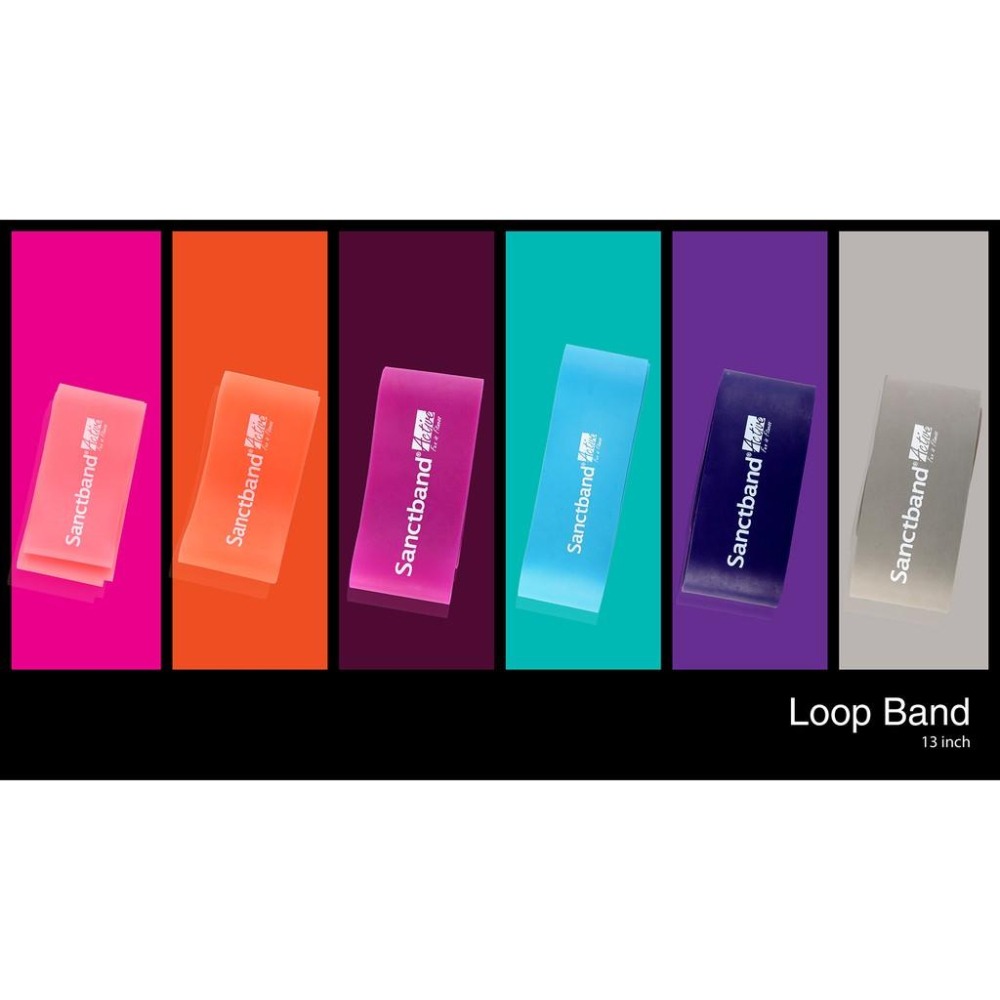 現貨(羽球世家) 環狀拉力帶 Sanctband 拉力環帶 天然乳膠 伸展運動直線性阻力訓練 改善平衡、提升肌力與柔軟度-細節圖2