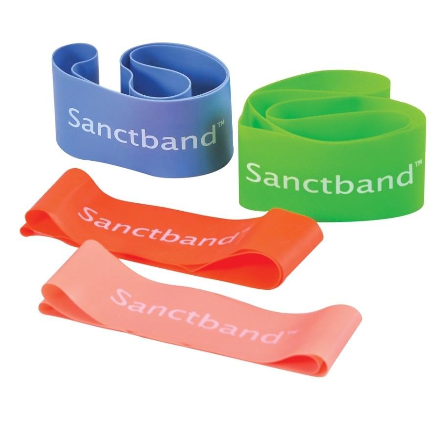現貨(羽球世家) 環狀拉力帶 Sanctband 拉力環帶 天然乳膠 伸展運動直線性阻力訓練 改善平衡、提升肌力與柔軟度-細節圖5