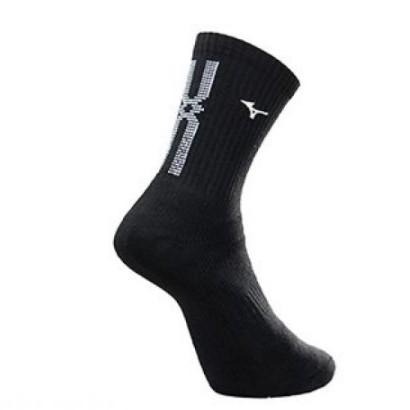 (羽球世家）美津濃MIZUNO 女款 排球襪/運動襪 中長襪 厚底毛巾襪 22-25cm-細節圖2